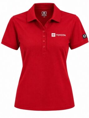 Toyota  - Size Small - Women's Red Polo - Short Sleeve - Ogio Brand w/Tags